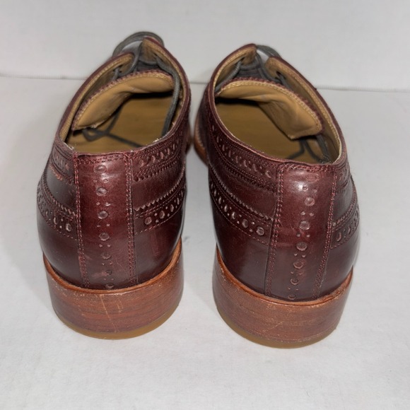 Cole Haan Z16103* Men's Lionel Longwing Brown Oxford Dress Shoe‎ Size 8.5 M - Picture 6 of 8